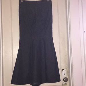 👑BISOU BISOU👑 floor length denim SKIRT